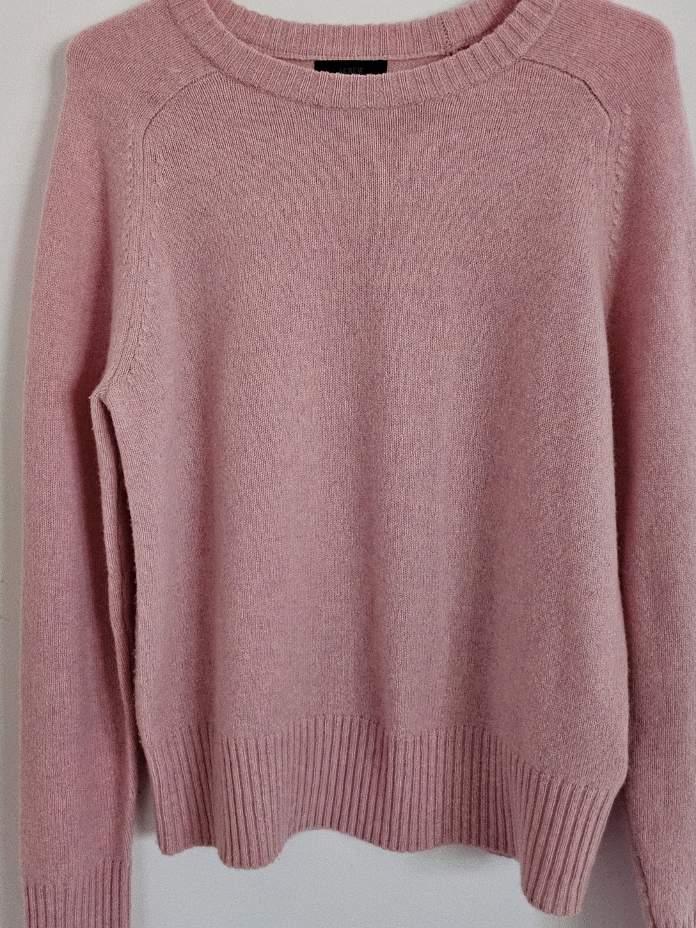 J. Crew Lightweight Crewneck Sweater in Dusty Rose